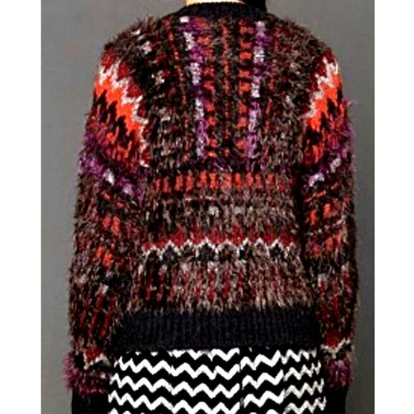 Free People Pattern Parti Cardi Small Cardigan Sweater - Picture 6 of 7